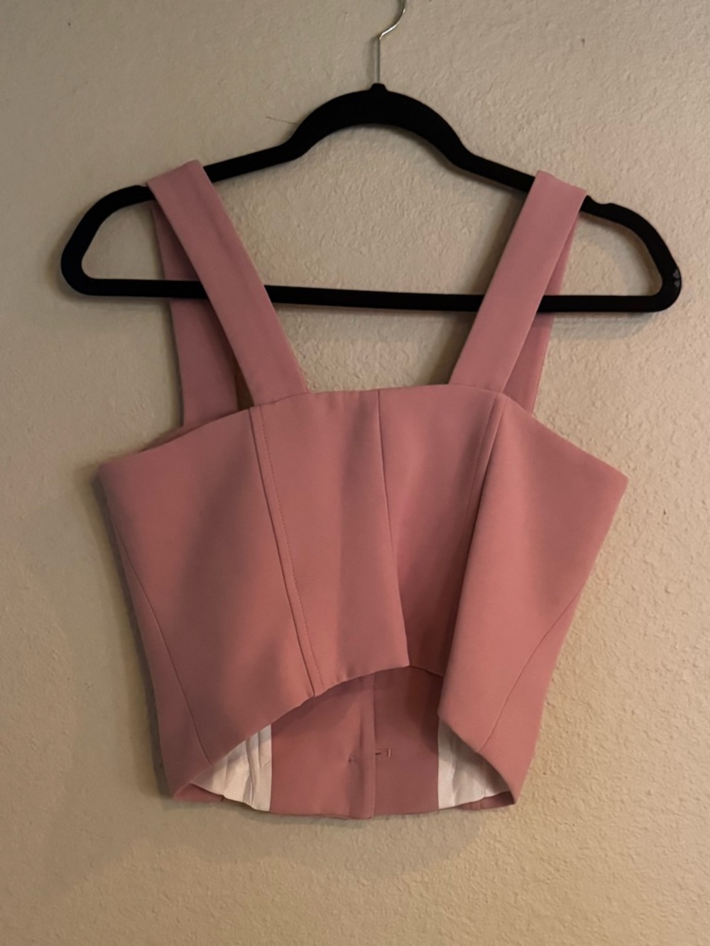 Zara Pink Button-Front Set - Picture 4 of 8